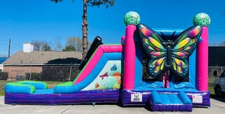 Butterfly Bounce House Combo #120