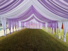 20x50 Tent Draping  80 Guest