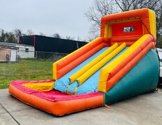 18FT Speed Drop Dual Ln Water Slide Rental #60