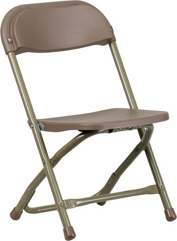 CHILD/ KID SIZE - folding chair - brown