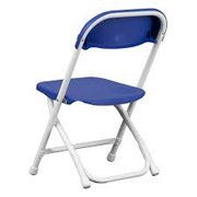 CHILD/ KID SIZE folding chair - blue