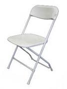 Folding chair - white