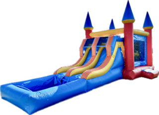 Castle Bounce House Dual Slide (Wet & Dry)