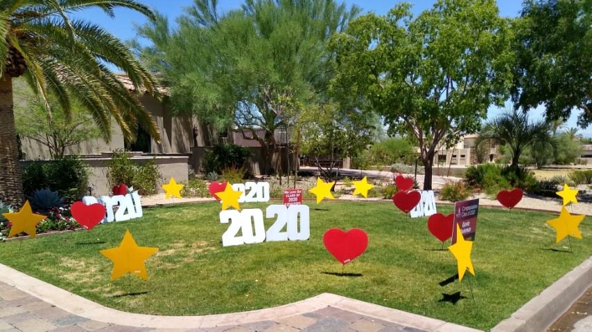 hearts and stars and 2020s for a big graduation party hearts and stars and 2020s for a big graduation party