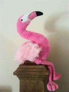 Flora the plush flamingo