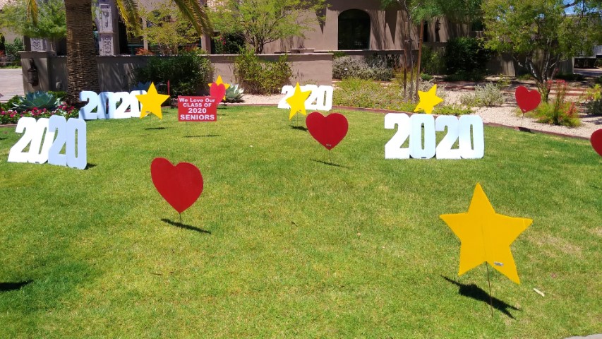 hearts, stars and 2020s yard card for graduation hearts, stars and 2020s yard card for graduation