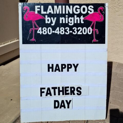 Happy Father's Day yard sign