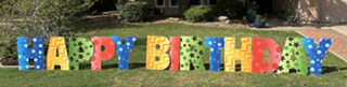 CONFETTI SMILES Birthday Package - 13 letters & 20 smiley faces