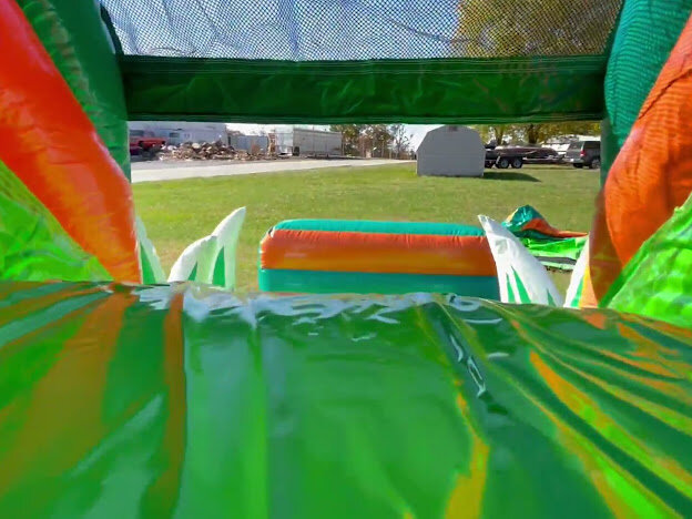 Dino Wet Bounce House Combo Fun Bounces Rental Shorewood Il 6976