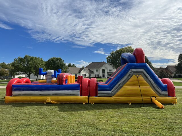 obstacle course rental, Fun Bounces Rental, Shorewood, IL 