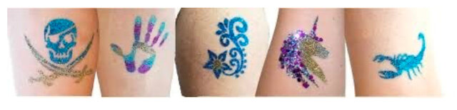 Glitter Tattoos – Fun Activity for Kids Parties, in Shorewood, I l 60404 