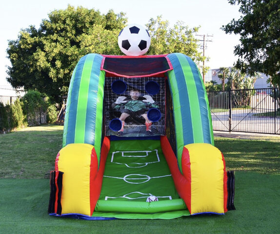 Soccer Challenge Game Rental From Fun Bounces Rental in Shorewood, IL 60404