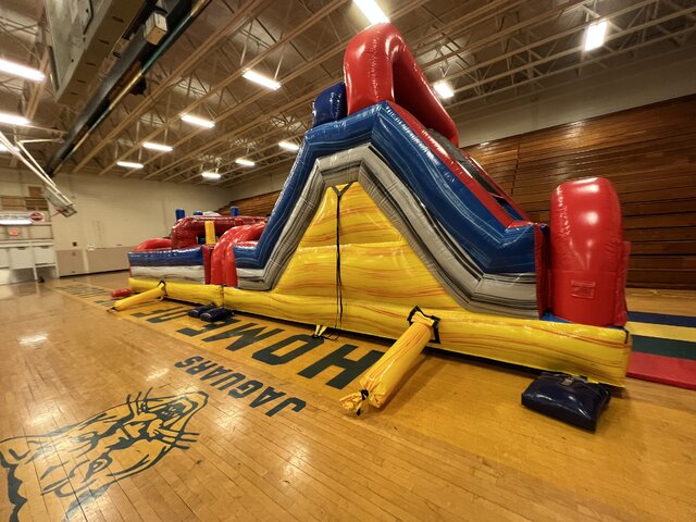 40ft Marble Race Obstacle Course, Fun Bounces Rentals