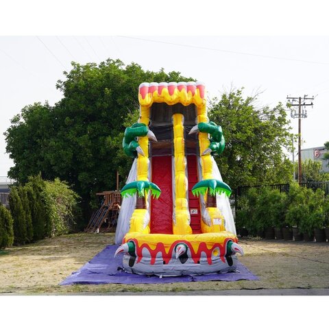 19ft T-Rex Water Rental, Fun Bounces Rental, Shorewood, IL