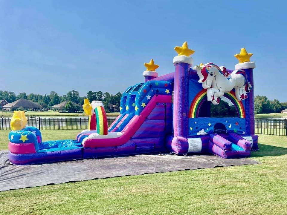 Unicorn Wet Bounce House Rental, Joliet,IL