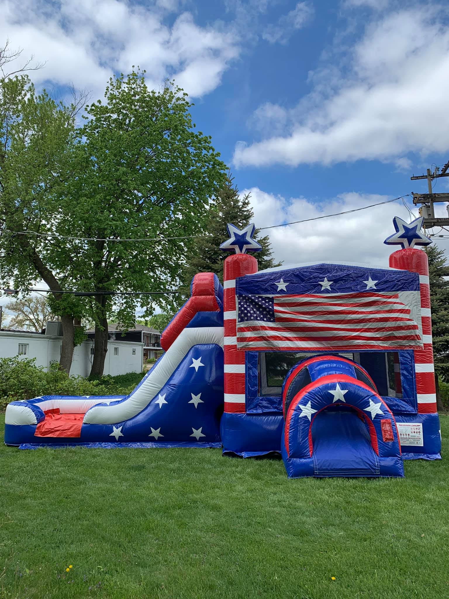 USA Glory wet/dry bounce house rentals, Lemont, IL USA Glory wet/dry bounce house rentals, Lemont, IL