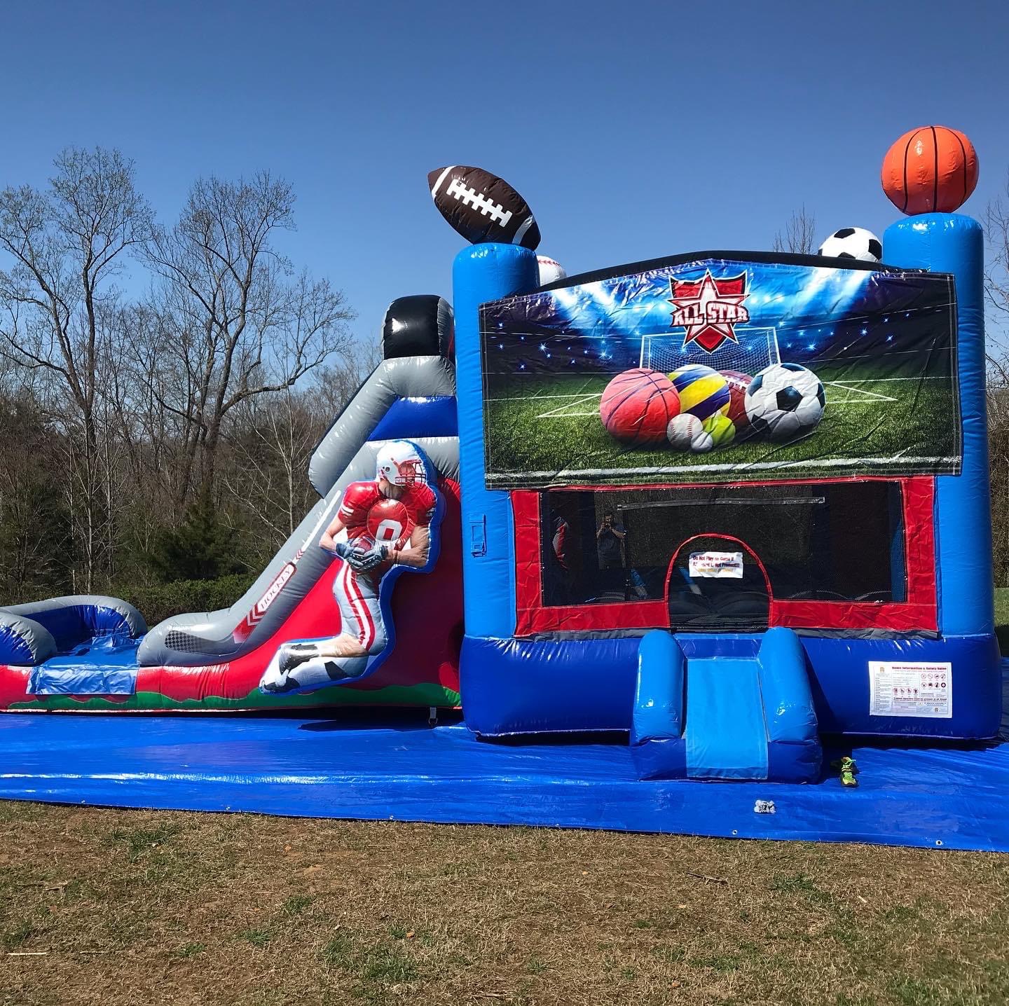 sports wet/dry bounce house rentals, Frankfort, IL  