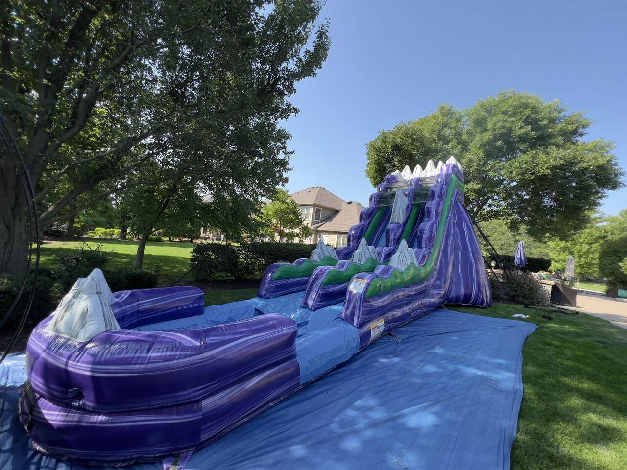 affordable water slide rentals by Fun Bounces Rental in Montgomery, IL 60512