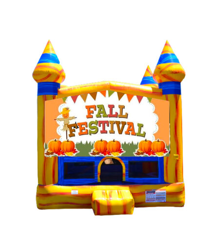 Volcano Fall Festival Bounce House