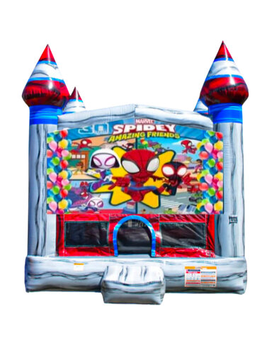 Titanium Spiderman Bounce House