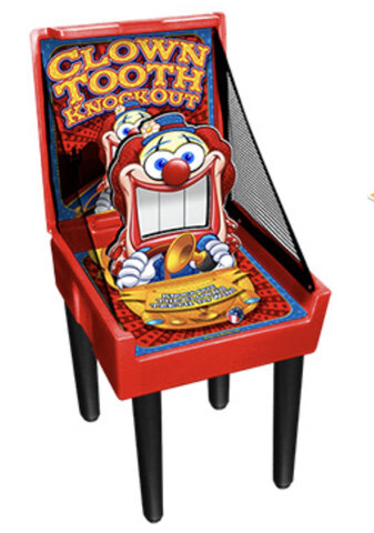 Clown Tooth Knockout Carnival Game