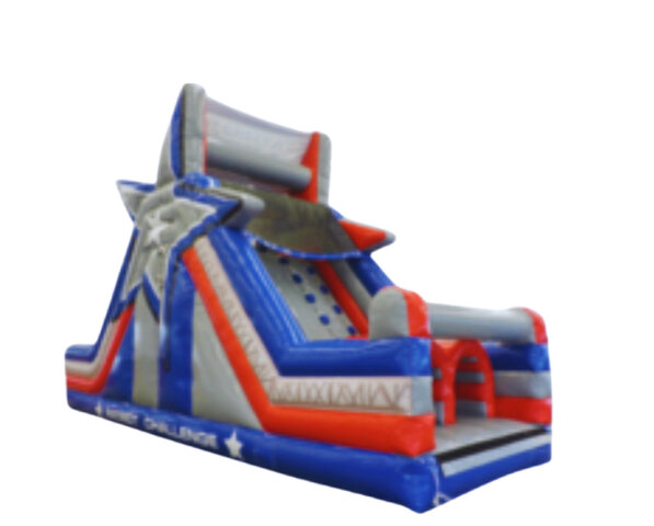 30ft Patriot Challenge Rock Climbing Slide Obstacle Course 