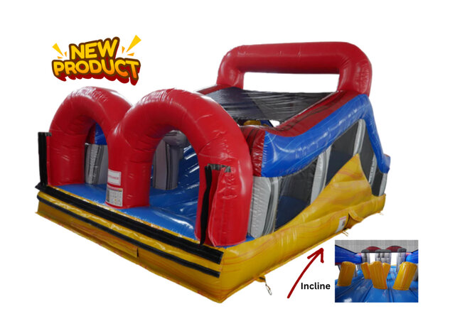 25ft Color Rush Incline Decline Obstacle Cours A