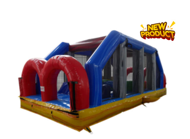 25ft Color Rush Ninja Obstacle Course C