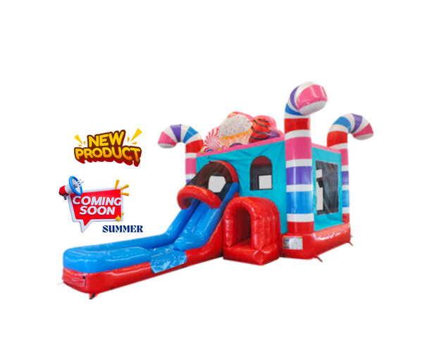 Candy Land Bounce House Combo 