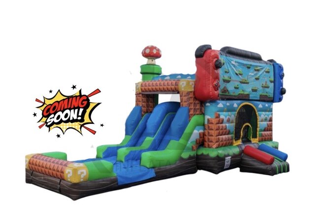Gaming Wet  Bounce House Combo 