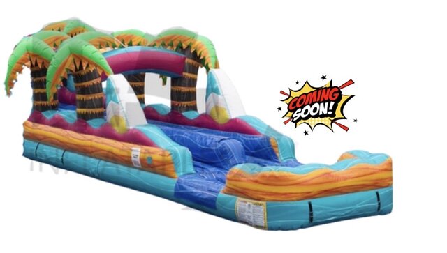 34ft Dual Lane Beach Life Slip and Slide