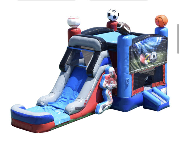 Sports Wet Bounce House Combo