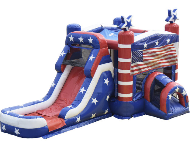 Old Glory Bounce House Combo 