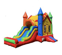 Multicolor Bounce House Combo 