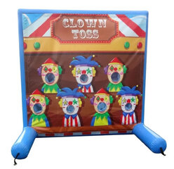 Clown Toss Inflatable  Game