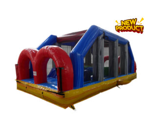 25ft Color Rush Ninja Obstacle Course C