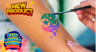 Glitter Tattoos – Fun Activity for Kids Parties