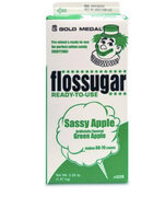 Cotton Candy Green Apple Flavor Flossugar 