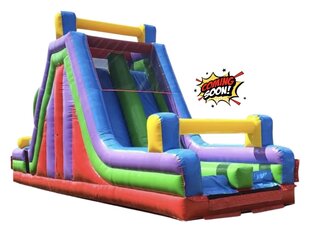 40ft Retro Rock Clim Slide Obstacle Course 