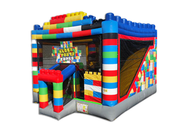 Lego Block 5 in 1 Bounce House (Dry)