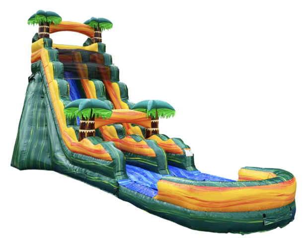 22' Cali Palms Waterslide (Wet/Dry)