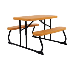 Orange Toddler Picnic Table