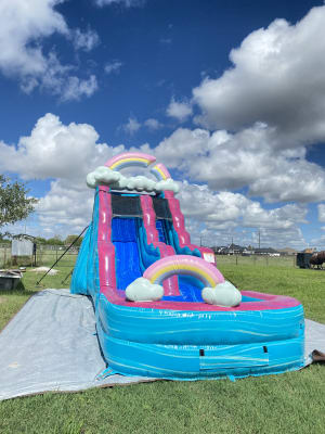 17ft Perfectly Rainbow Waterslide (Wet/Dry)
