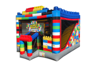 Lego Block 5 in 1 Bounce House (Dry)