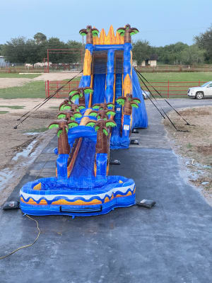 21ft Oasis Waterslide w/ Slip & Slide