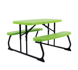 Green Toddler Picnic Table