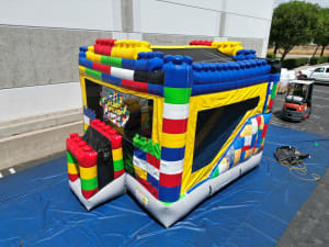 Lego Block 5 in 1 Bounce House (Dry)