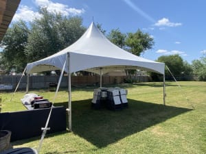 Canopy with 6 Tables and 48 Chairs