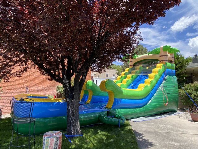 14' FT Tropical Water Slide