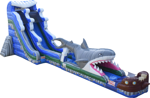 shark water slide rentals